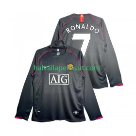 Jalkapallo Pelipaidat/Peliasut Manchester United Critstiano Ronaldo 7 2007 2008 Retro Vieraspaita Pitkähihainen